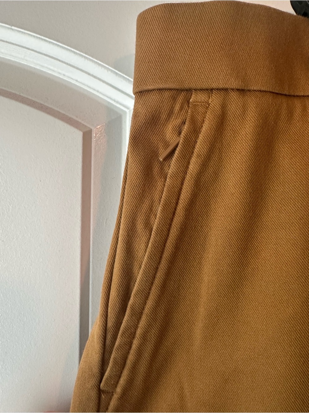 SPANX Wide Leg Trousers in Camel - Picture 4 of 5
